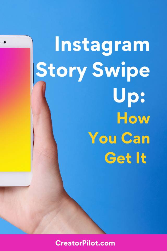 Instagram Story Swipe Up